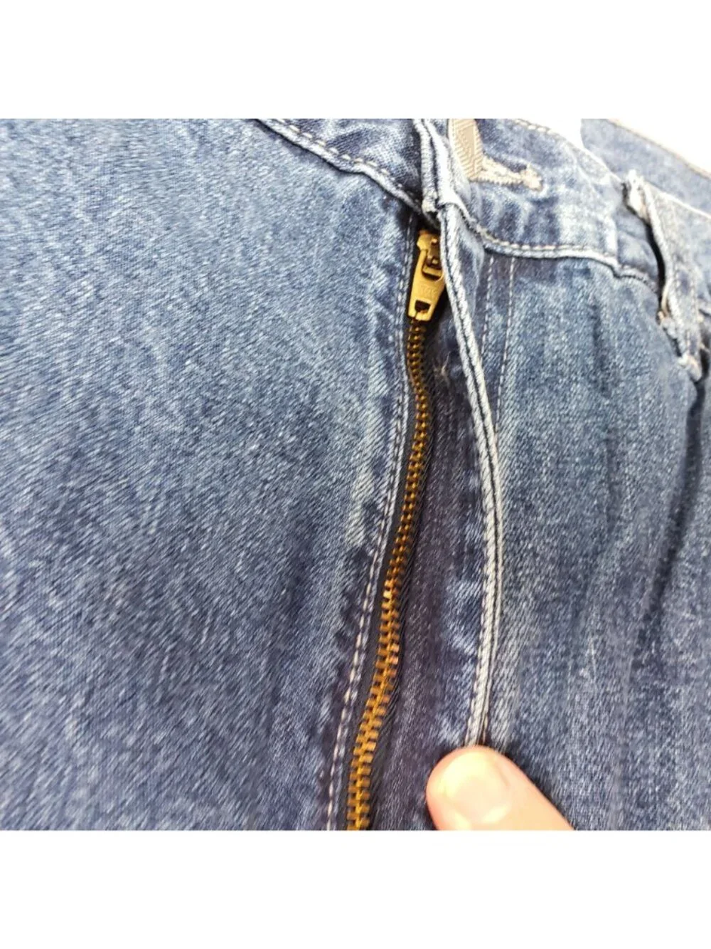 Levi's Silver Tab Mens Carpenter Cargo Wide Leg Relaxed Blue Jeans 34/34 VTG Y2K